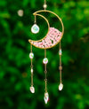 Half Moon Crystal Suncatchers