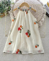 Girls Embroidered Dress