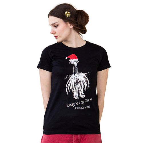 Christmas Emu - Ladies - Peace Warrior