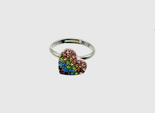 Fidget Spinner Ring HEART