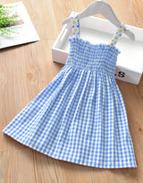 Gingham Daisy Dress