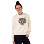 Ladies Sweatshirt Cream