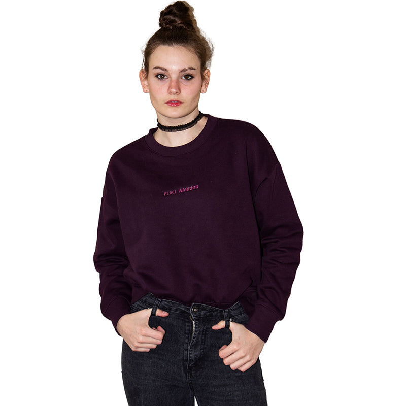 Ladies Sweatshirt Plum