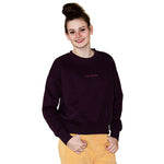 Ladies Sweatshirt Plum