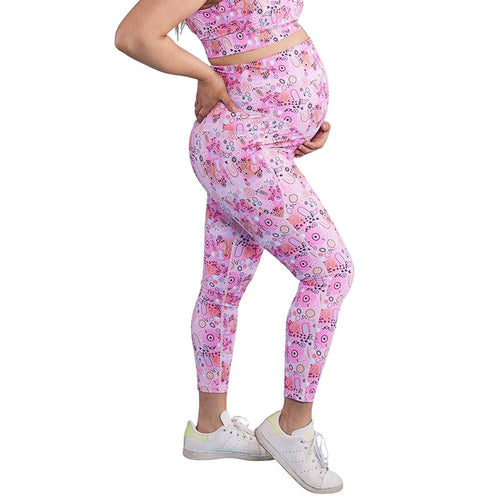 Maternity 7/8 Leggings Strong Women by Mama Movement