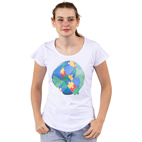 Austism Awareness - Ladies - Peace Warrior