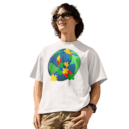 Austism Awareness - Mens - Peace Warrior
