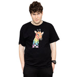 Giraffe Spirit Animal - Mens - Peace Warrior