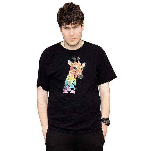 Giraffe Spirit Animal - Mens - Peace Warrior