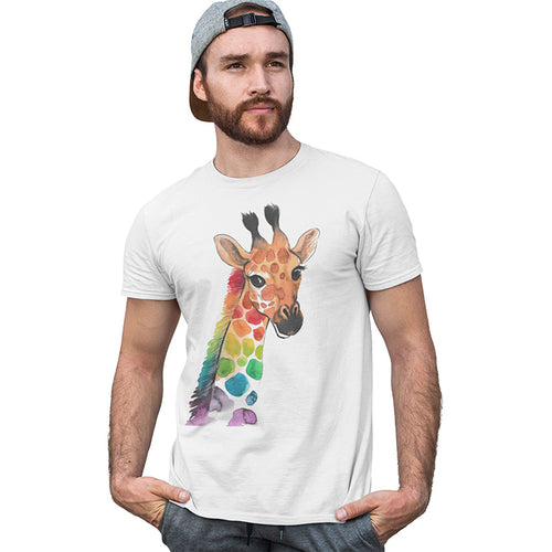 Giraffe Spirit Animal - Mens - Peace Warrior