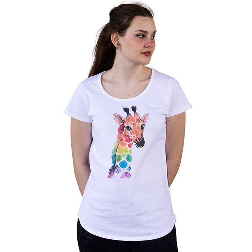 Giraffe Spirit Animal - Ladies - Peace Warrior